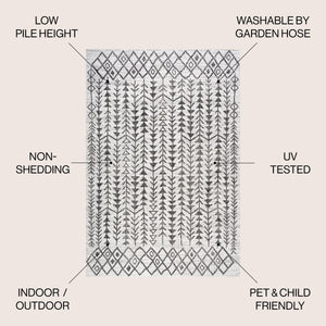 Tokay Bohemian Geometric Indoor/Outdoor Area Rug