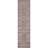 Sukie Modern Offset Stripe Indoor/Outdoor Runner Rug