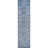 Sukie Modern Offset Stripe Indoor/Outdoor Runner Rug