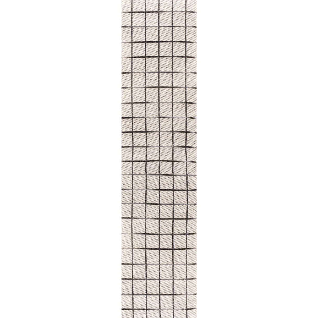 Grid Modern Squares Indoor/Outdoor Runner Rug
