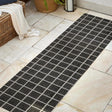 Grid-Modern-Squares-Indoor/Outdoor-Runner-Rug-Runner-Rugs