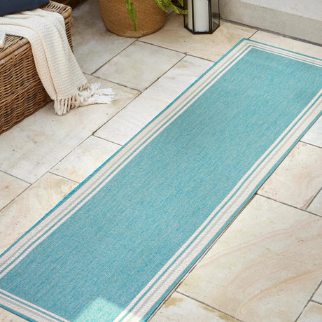 James-Modern-Border-Stripe-Indoor/Outdoor-Runner-Rug-Runner-Rugs