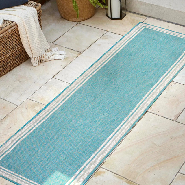 James-Modern-Border-Stripe-Indoor/Outdoor-Runner-Rug-Runner-Rugs