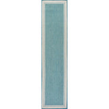 James Modern Border Stripe Indoor/Outdoor Runner Rug