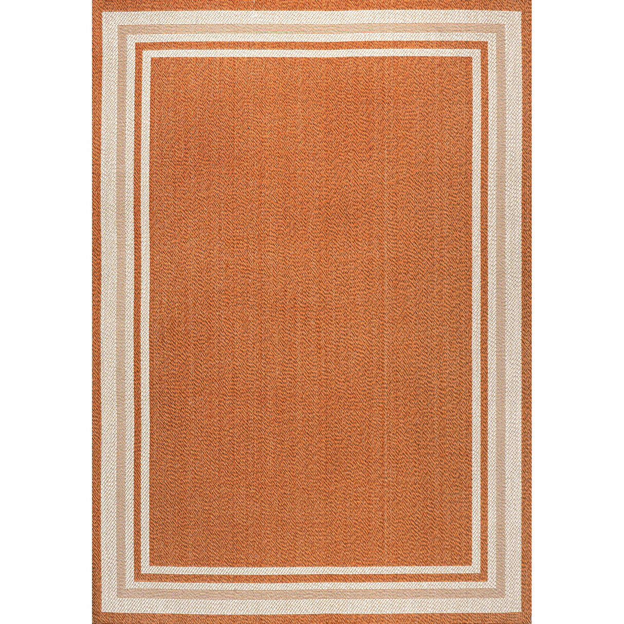 James Modern Border Stripe Indoor/Outdoor Area Rug