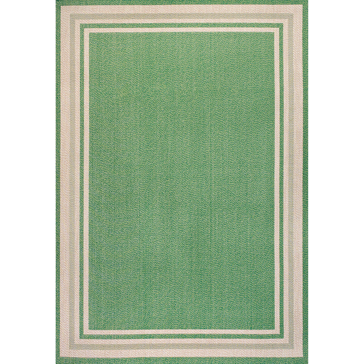 James Modern Border Stripe Indoor/Outdoor Area Rug