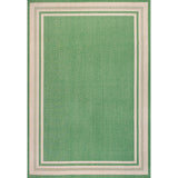 James Modern Border Stripe Indoor/Outdoor Area Rug