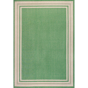 James Modern Border Stripe Indoor/Outdoor Area Rug