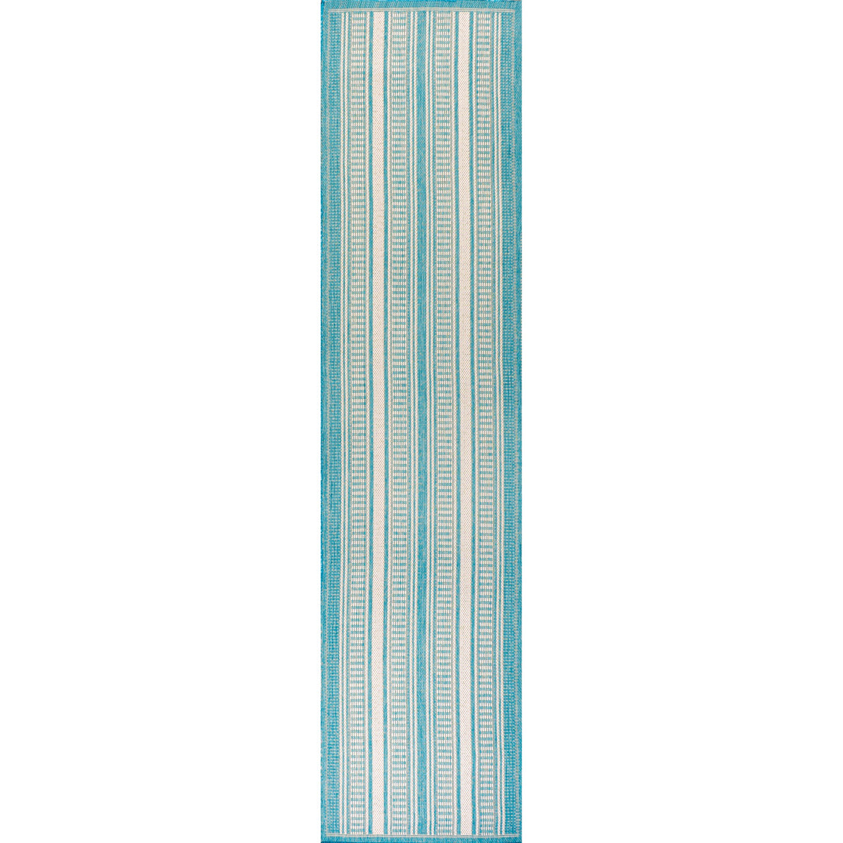 Haynes Modern Double Stripe Indoor/Outdoor Runner Rug