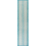 Haynes Modern Double Stripe Indoor/Outdoor Runner Rug
