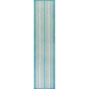 Haynes Modern Double Stripe Indoor/Outdoor Runner Rug