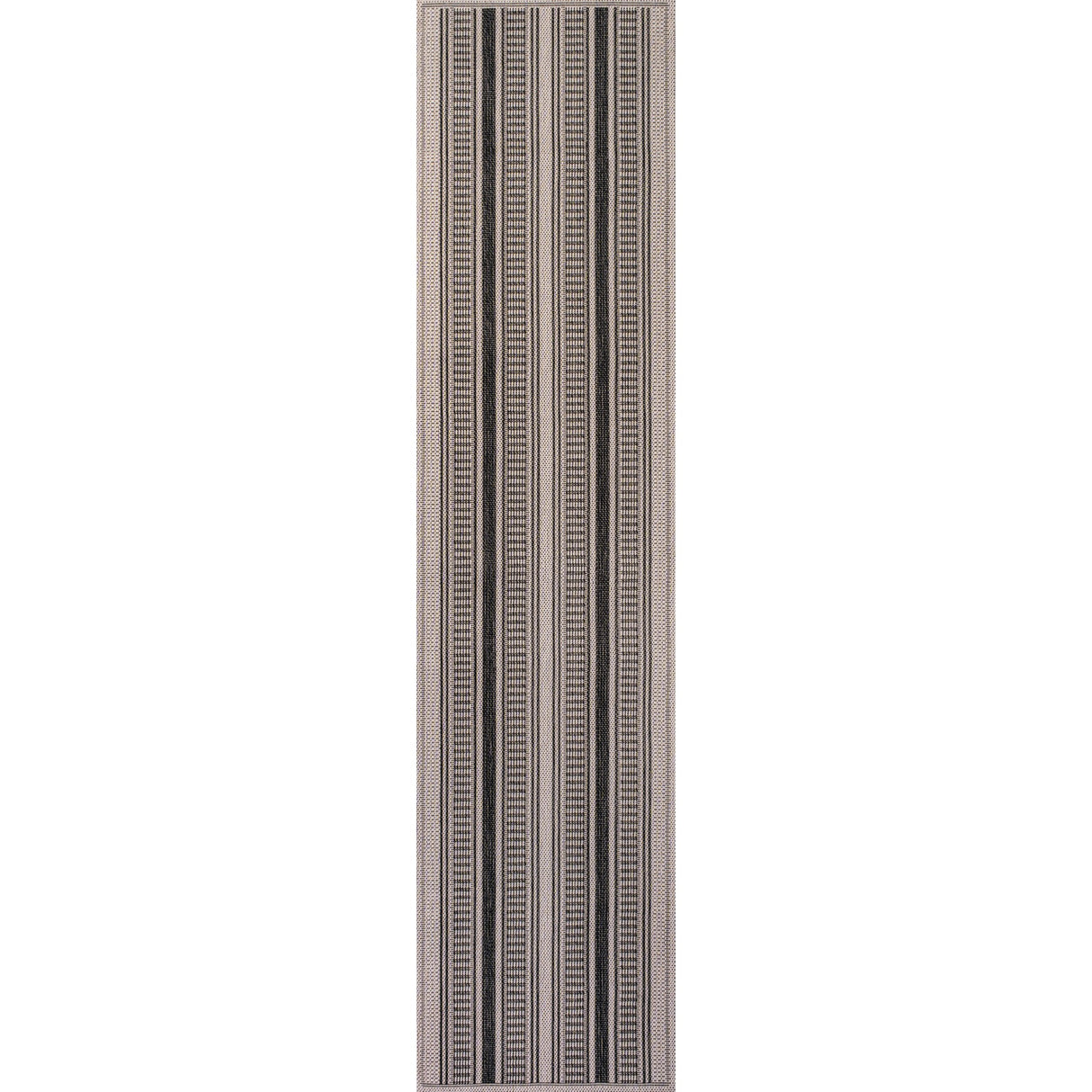 Haynes Modern Double Stripe Indoor/Outdoor Runner Rug
