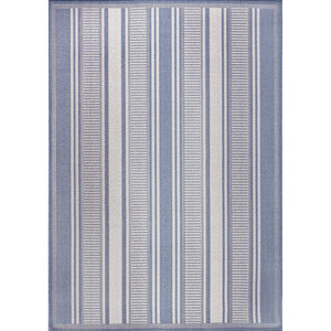 Haynes Modern Double Stripe Indoor/Outdoor Area Rug