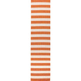 Negril Two-Tone Wide Stripe Indoor/Outdoor Runner Rug