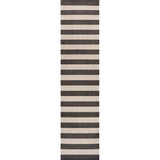 Negril Two-Tone Wide Stripe Indoor/Outdoor Runner Rug