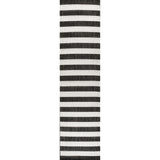 Negril Two-Tone Wide Stripe Indoor/Outdoor Runner Rug