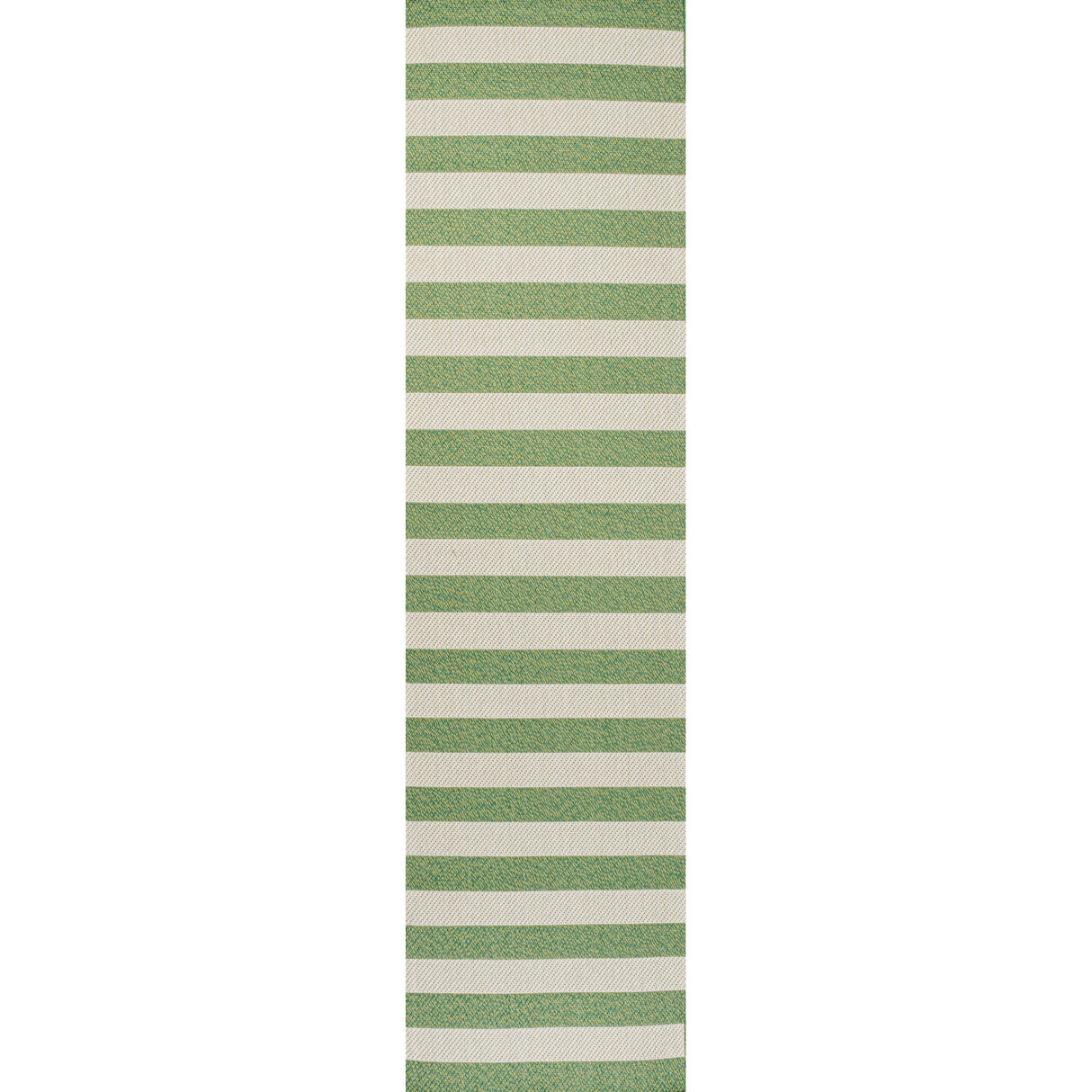 Negril Two-Tone Wide Stripe Indoor/Outdoor Runner Rug