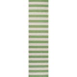Negril Two-Tone Wide Stripe Indoor/Outdoor Runner Rug