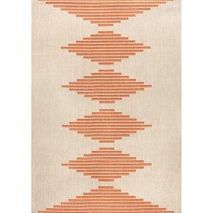 Vinales Chic Diamond Stripe Indoor/Outdoor Area Rug