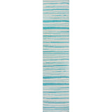 Castara Wavy Stripe Modern Indoor/Outdoor Runner Rug