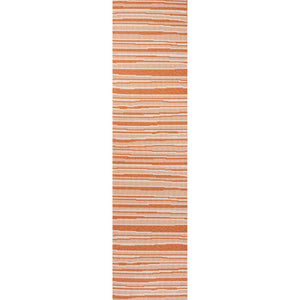 Castara Wavy Stripe Modern Indoor/Outdoor Runner Rug