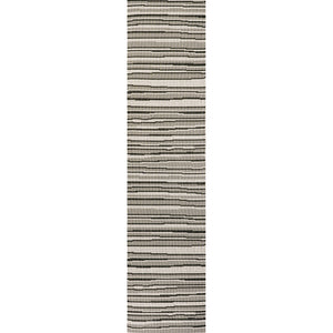 Castara Wavy Stripe Modern Indoor/Outdoor Runner Rug