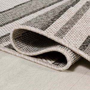 Castara Wavy Stripe Modern Indoor/Outdoor Runner Rug