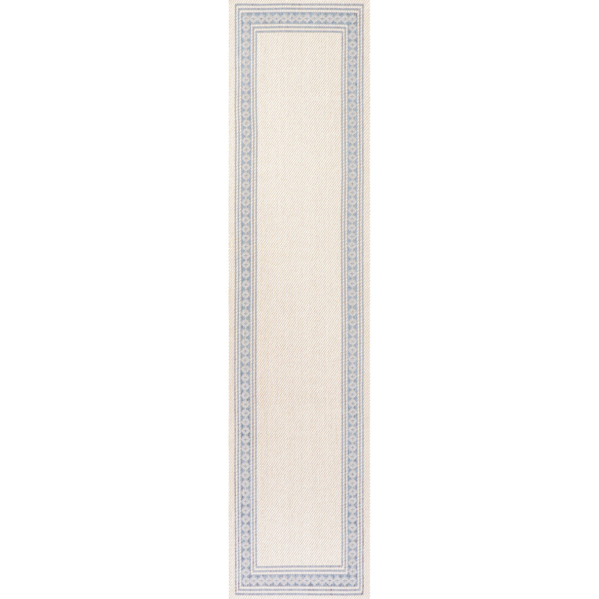 Lucia Classic Diamond Border Indoor/Outdoor Runner Rug