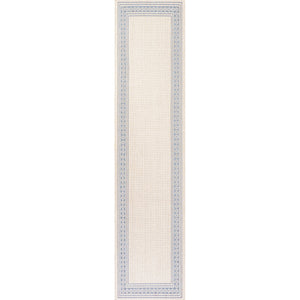 Lucia Classic Diamond Border Indoor/Outdoor Runner Rug