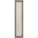 Lucia Classic Diamond Border Indoor/Outdoor Runner Rug