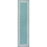 Lucia Classic Diamond Border Indoor/Outdoor Runner Rug