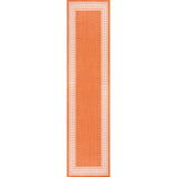 Lucia Classic Diamond Border Indoor/Outdoor Runner Rug
