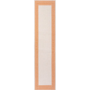 Lucia Classic Diamond Border Indoor/Outdoor Runner Rug