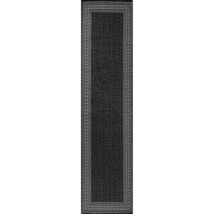 Lucia Classic Diamond Border Indoor/Outdoor Runner Rug