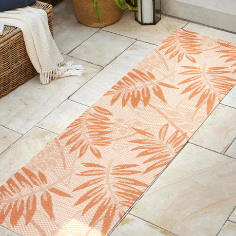Havana-Simple-Tropical-Palm-Leaf-Indoor/Outdoor-Runner-Rug-Runner-Rugs