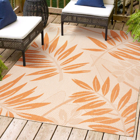 Havana-Simple-Tropical-Palm-Leaf-Indoor/Outdoor-Area-Rug-Area-Rugs
