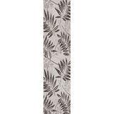 Havana Simple Tropical Palm Leaf Indoor/Outdoor Runner Rug