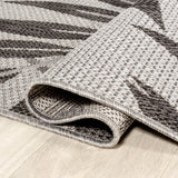 Havana Simple Tropical Palm Leaf Indoor/Outdoor Area Rug