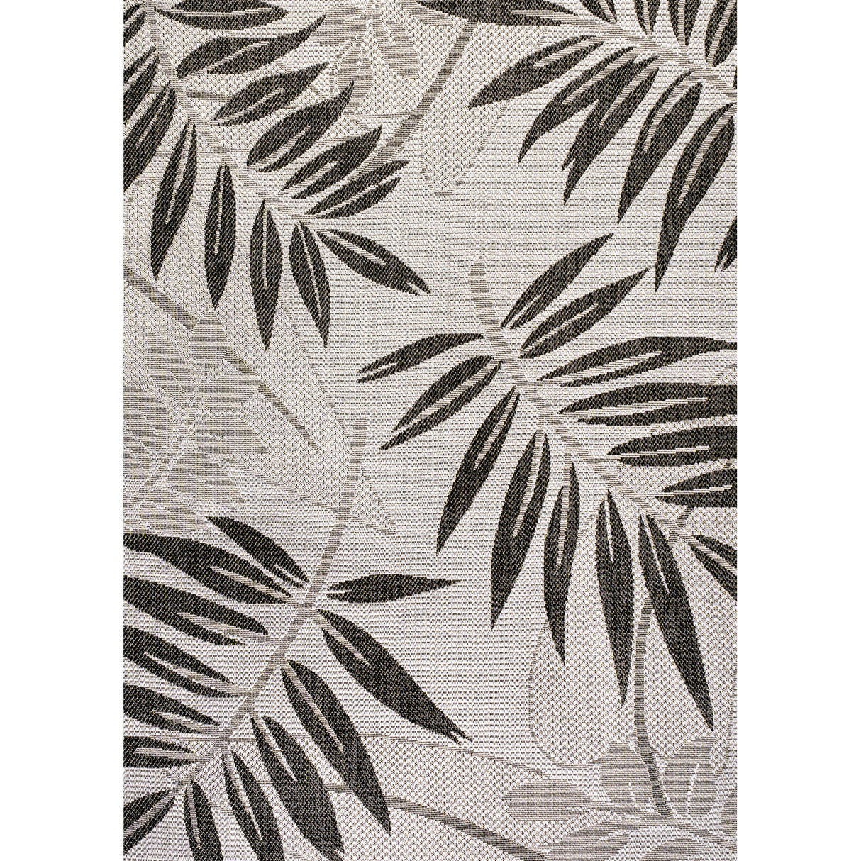 Havana Simple Tropical Palm Leaf Indoor/Outdoor Area Rug