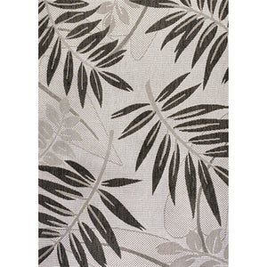 Havana Simple Tropical Palm Leaf Indoor/Outdoor Area Rug