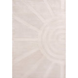 Aelius MidCentury Scandinavian Abstract Sun Two-Tone High-Low Area Rug