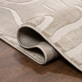 Alcina Modern Scandinavian Graphic Lines High-Low Area Rug