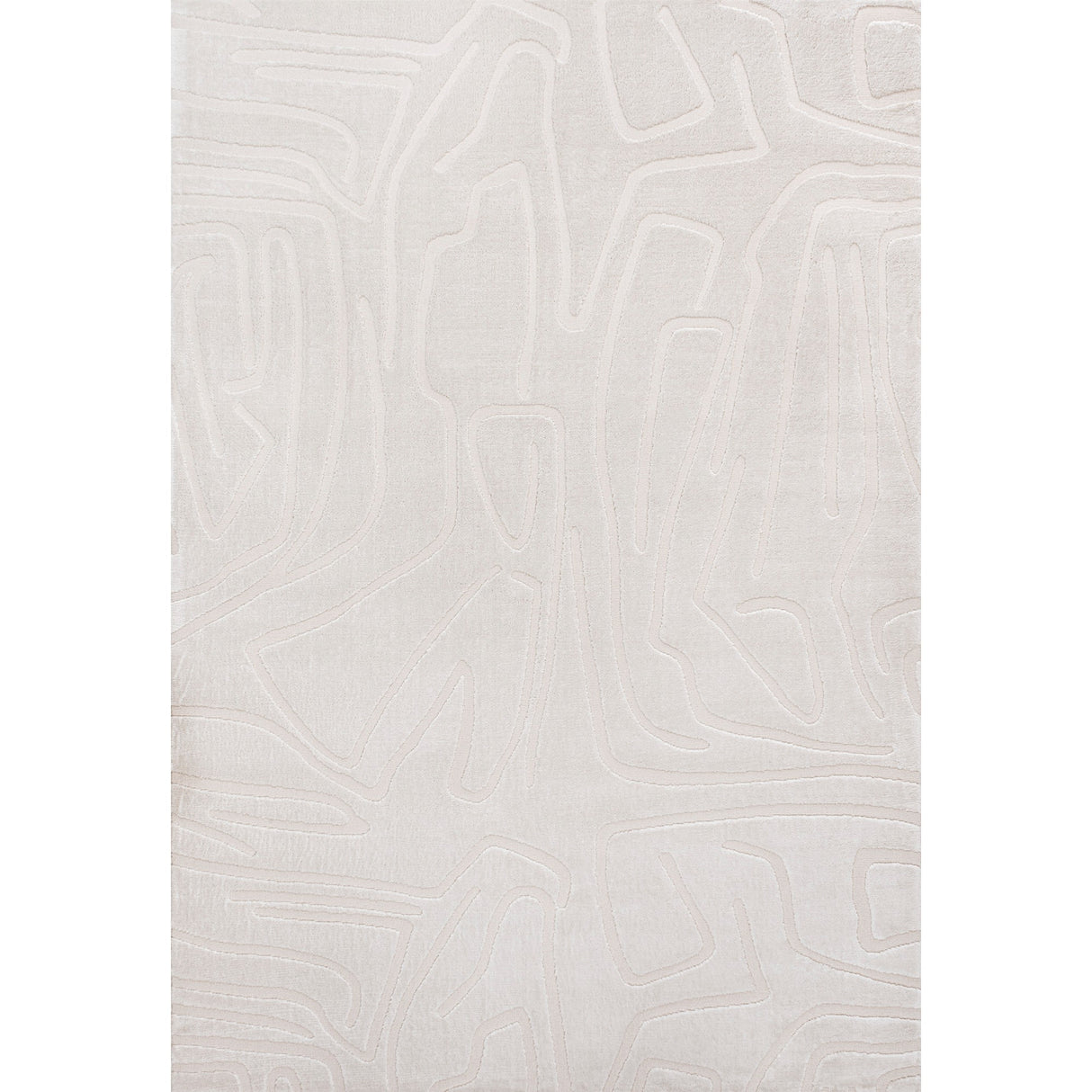 Alcina Modern Scandinavian Graphic Lines High-Low Area Rug