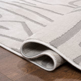 Alcina Modern Scandinavian Graphic Lines High-Low Area Rug