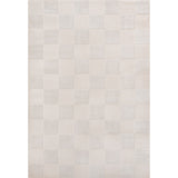 Thea Modern Geometric Checkerboard High-Low Area Rug