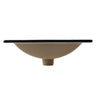 Ancillary 3-Hole Classic Contemporary Rectangular Ceramic Single Sink Basin Vanity Top