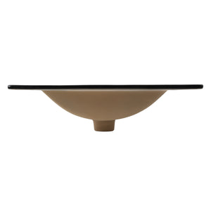 Ancillary 3-Hole Classic Contemporary Rectangular Ceramic Single Sink Basin Vanity Top