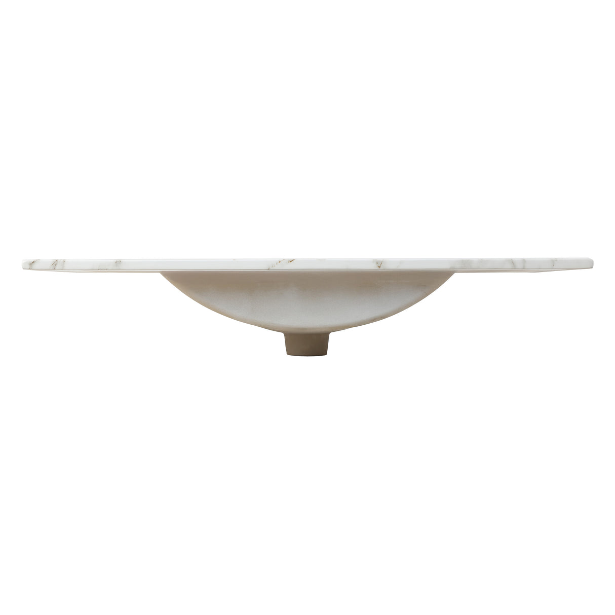 Ancillary 3-Hole Classic Contemporary Rectangular Ceramic Single Sink Basin Vanity Top
