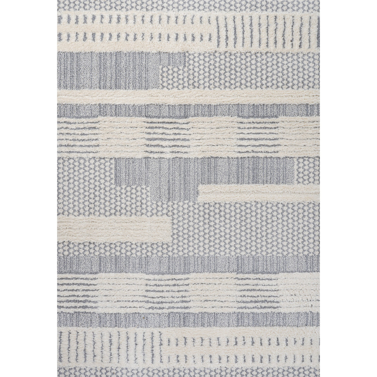 Kerstin Geometric High-Low Area Rug