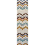 Elin Chevron High-Low Runner Rug